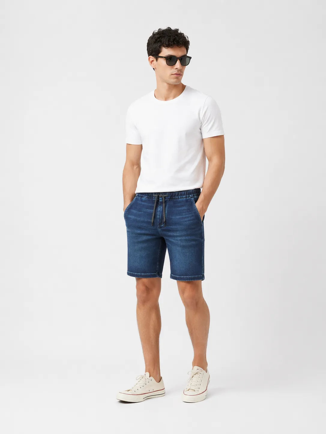 Denim Shorts in Relaxed Fit Camel Active