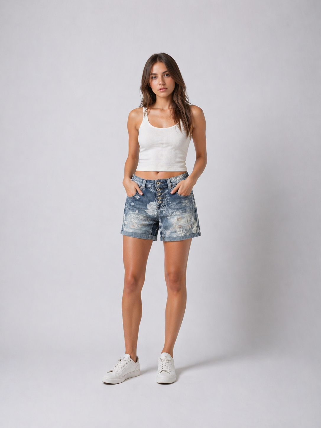 Short en jean PLACE DU JOUR