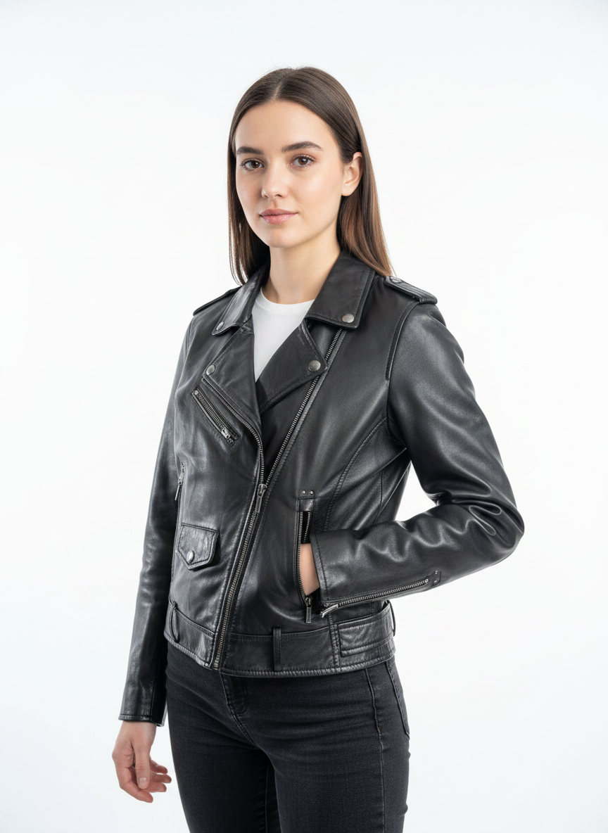 Veste en cuir Adventure Land