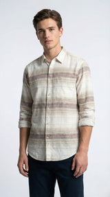 Striped shirt made of pure cotton Camel Active