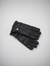 Gants en cuir noir Adventure Land
