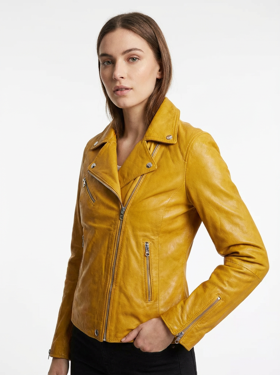 Veste en cuir Adventure Land