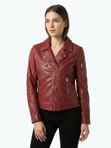 Veste en cuir Adventure Land