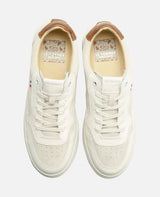 Baskets homme blanc-cognac Le Formier