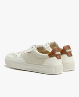 Baskets homme blanc-cognac Le Formier