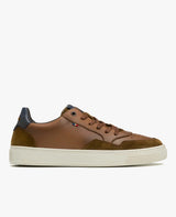 Baskets homme blanc-cognac Le Formier