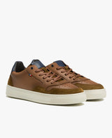 Baskets homme blanc-cognac Le Formier