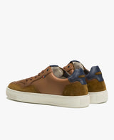 Baskets homme blanc-cognac Le Formier