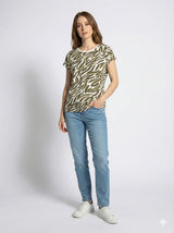 T-shirt kaki Camel Active