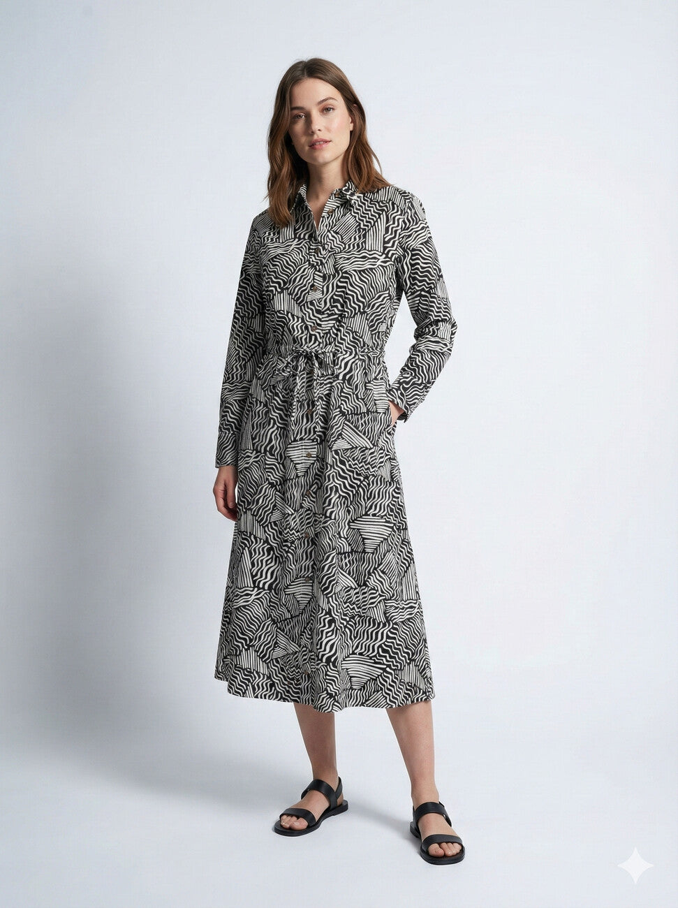 Robes longue camouflage noir Camel Active