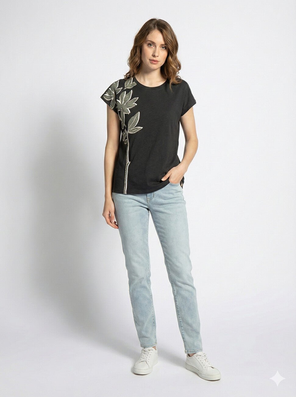 T-shirt Blanc & Noir Camel Active