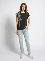 T-shirt Blanc & Noir Camel Active