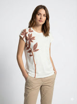 T-shirt Blanc & Noir Camel Active