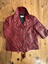 Veste en cuir Adventure Land