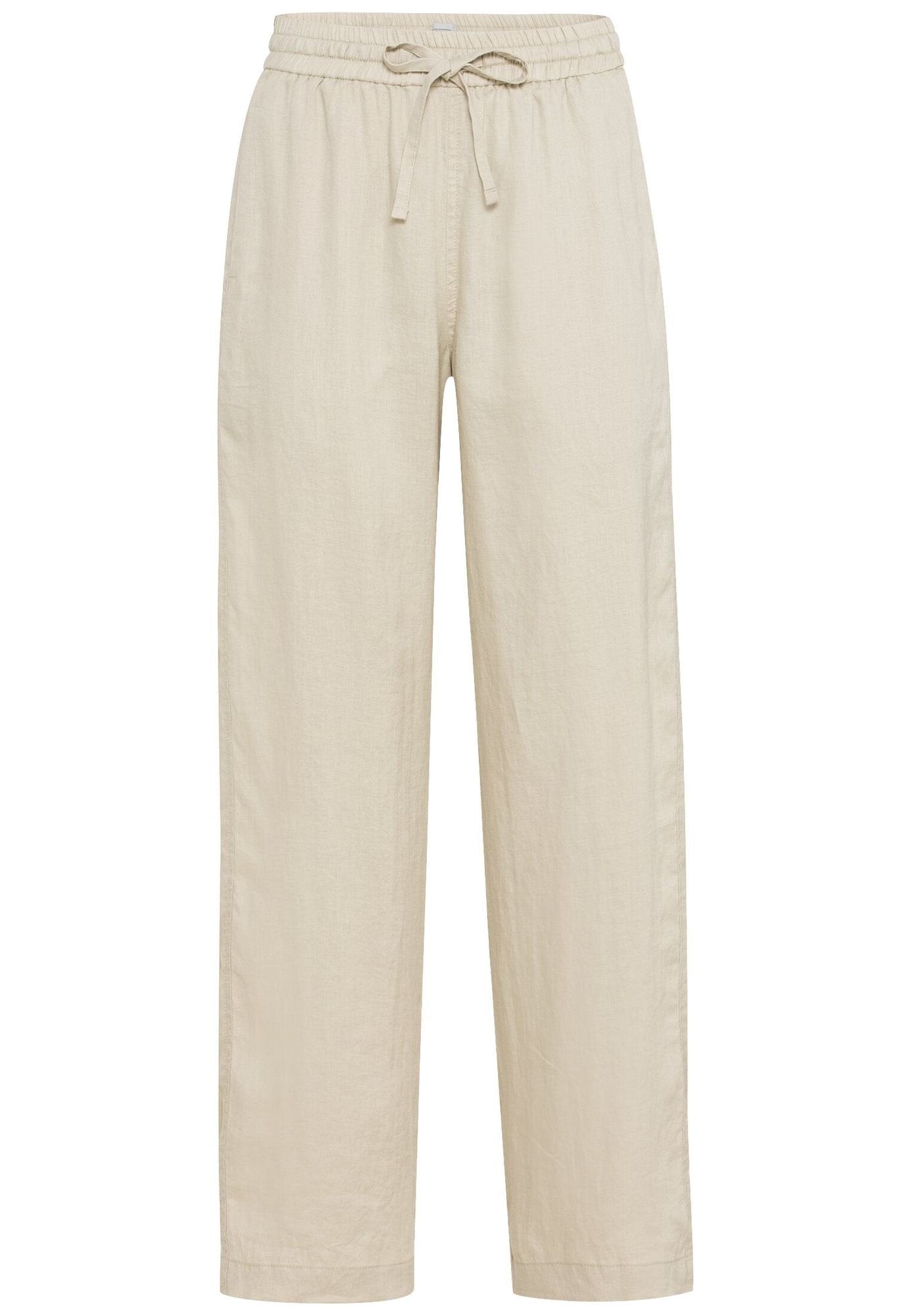Pantalon Loose Fit / Lin / Beige & Bleu marine Camel Active