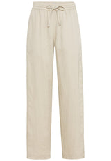 Pantalon Loose Fit / Lin / Beige & Bleu marine Camel Active