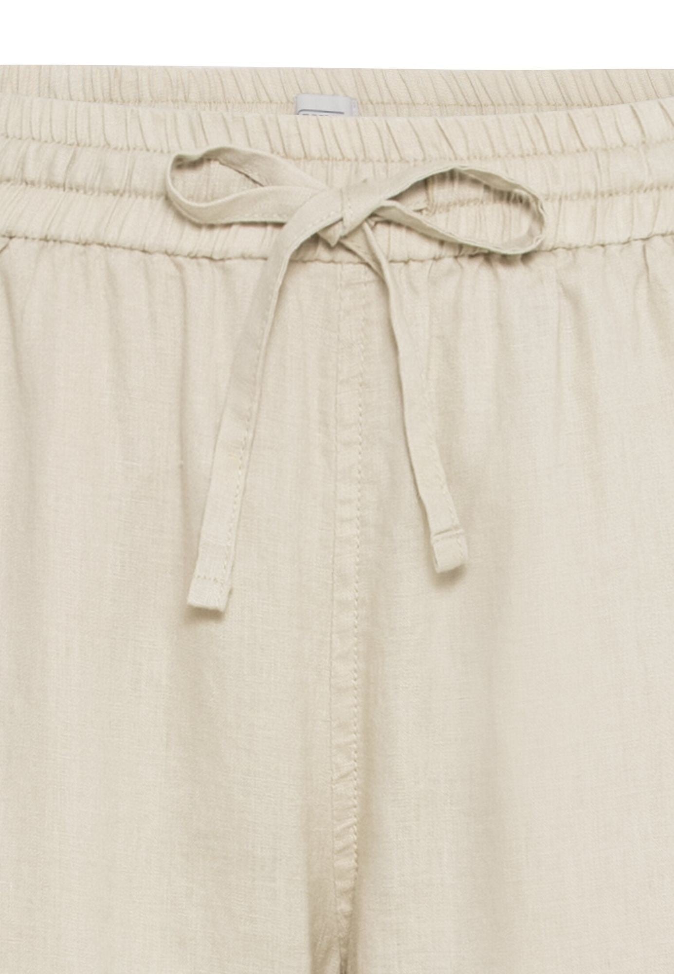 Pantalon Loose Fit / Lin / Beige & Bleu marine Camel Active