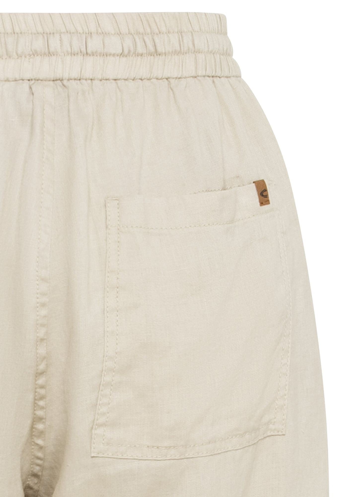 Pantalon Loose Fit / Lin / Beige & Bleu marine Camel Active