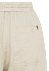 Pantalon Loose Fit / Lin / Beige & Bleu marine Camel Active