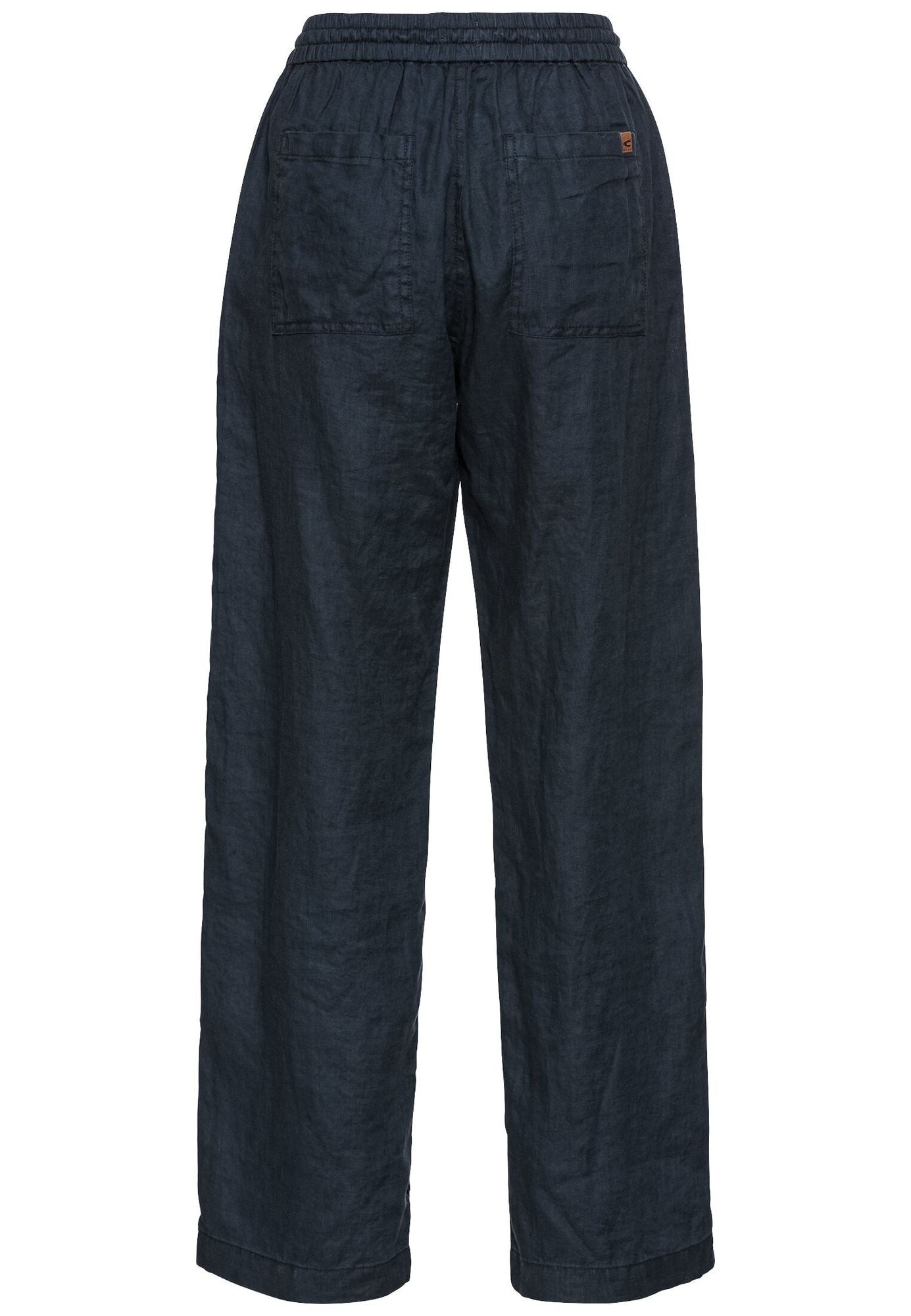 Pantalon Loose Fit / Lin / Beige & Bleu marine Camel Active
