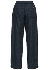 Pantalon Loose Fit / Lin / Beige & Bleu marine Camel Active