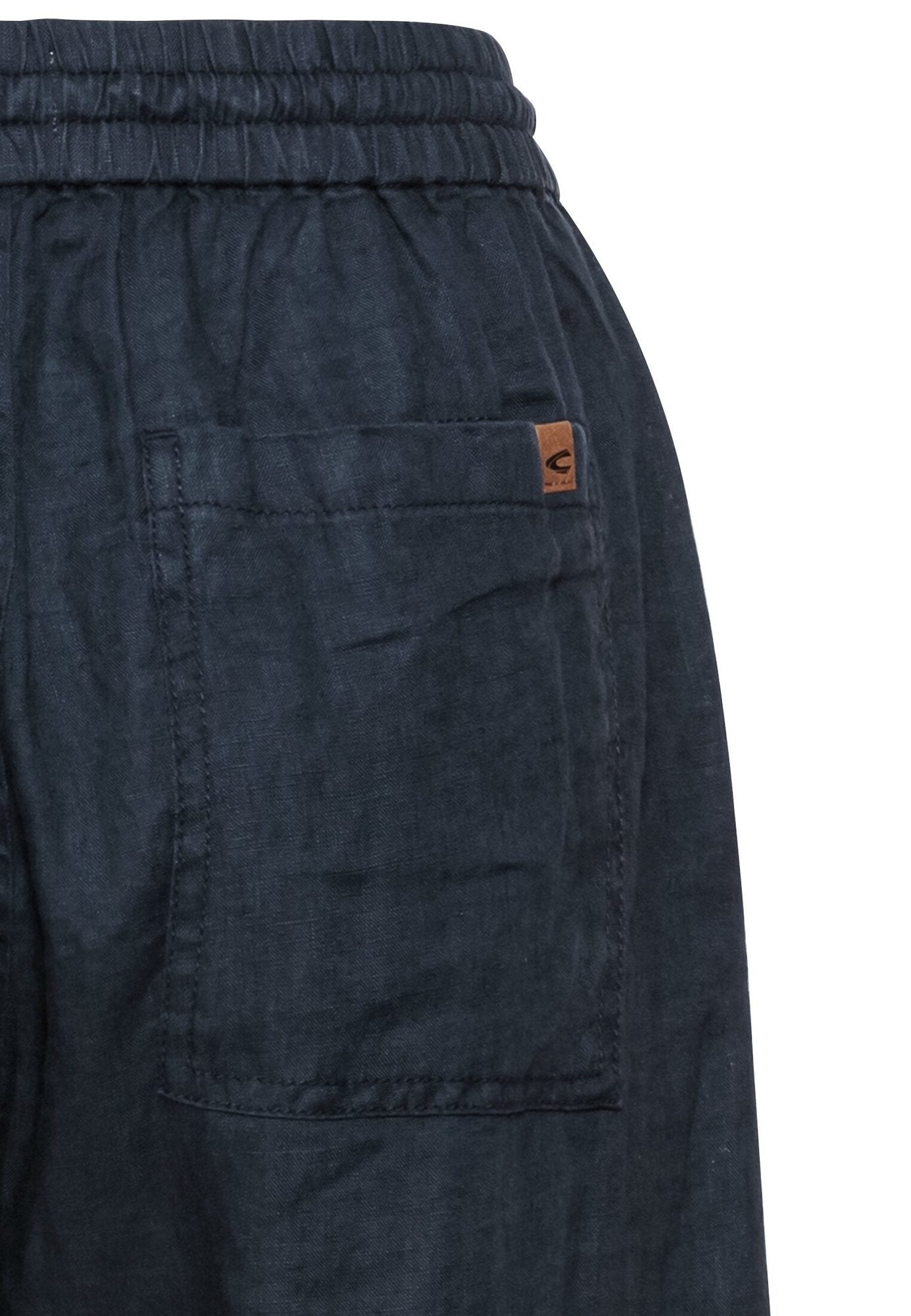 Pantalon Loose Fit / Lin / Beige & Bleu marine Camel Active