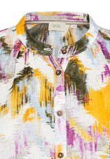Blouse Allover Print Camel Active