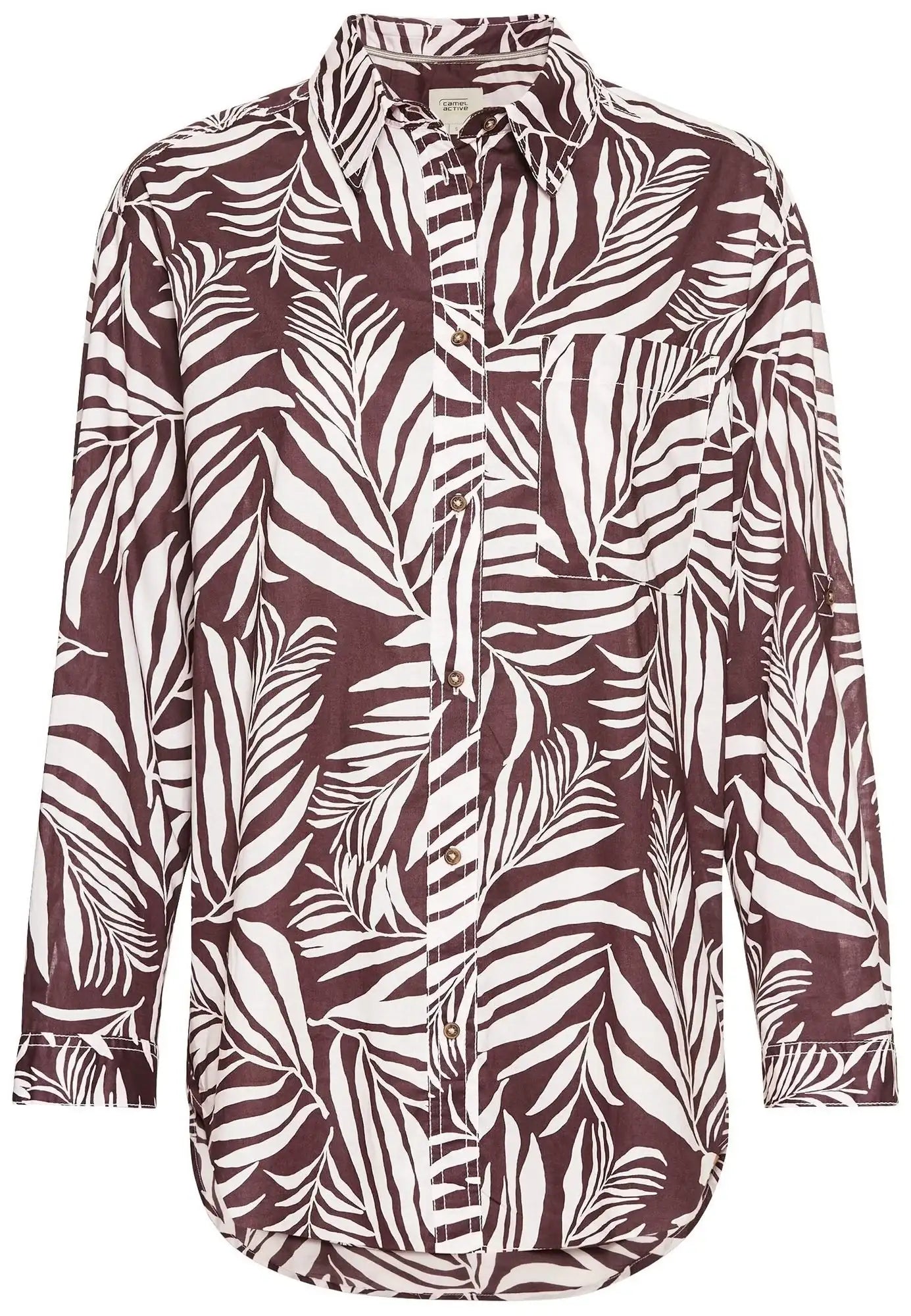 Blouse tropicale rouge Camel Active