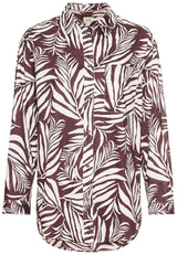 Blouse tropicale rouge Camel Active