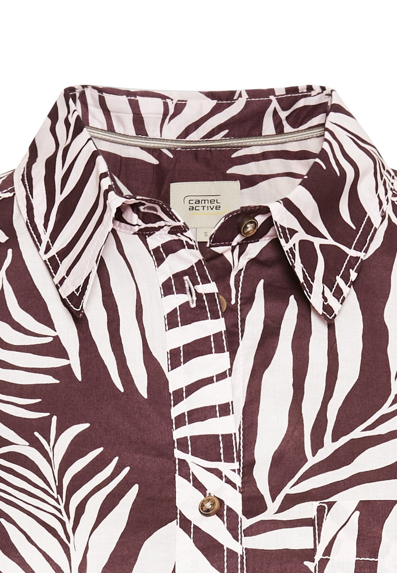 Blouse tropicale rouge Camel Active