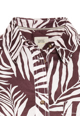 Blouse tropicale rouge Camel Active